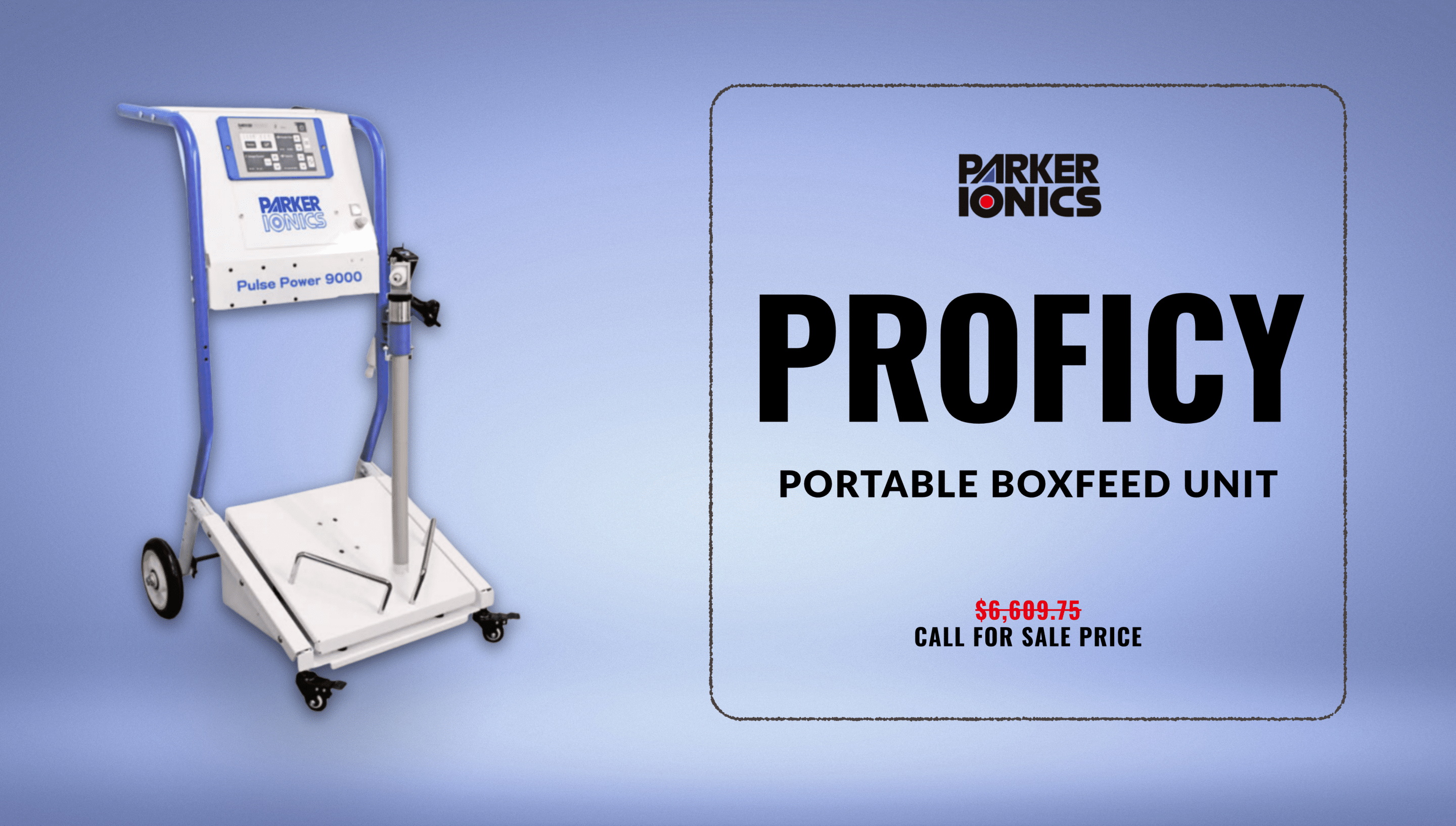 PARKER IONICS UNIT - WEBSITE (2) PARKER IONICS BOOX FEED POWDER COATING UNIT - PROFICY